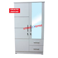 Jual beli lemari 2 pintu online terlengkap, aman & nyaman di tokopedia lengkapi perlengkapan pertukangan anda dengan peralatan produk lemari 2 pintu terbaik agar memberikan hasil maksimal di tokopedia. Jual Lemari Pakaian 2 Pintu Minimalis Warna Putih Di Lapak Kiraniashop50 Bukalapak