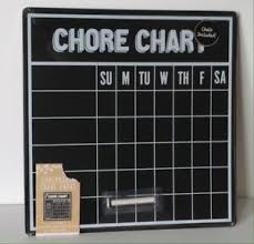 Details About Chalkboard Chore Chart W Chalk Organized Life Responsible Kids Decor New