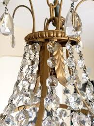 Black And Gold Crystal Chandelier Small Crystal French Empire Chandelier Gold Tole Leaded Etsy French Empire Chandelier Chandelier Black Crystal Chandelier