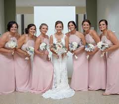 Hayley Paige Occasions Bridesmaids Dresses In Style 5715 Beautiful Hpbridesmaids In Style 5715 Blush Bridesmaid Dresses Bridesmaid Dresses Wedding Court
