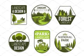 Landscape Design Vector Icons Landscape Design Design Design Company