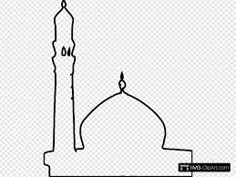 58 contoh gambar karikatur masjid karitur. Gambar Masjid Hitam Putih