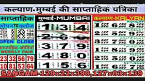 28 7 2018 Kalyan World Free Chart Jodi Kalna Chat Main