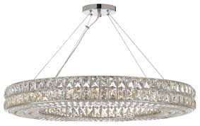 Crystal Nimbus Ring Modern Chandelier Contemporary Chandeliers By Harrisonlane510