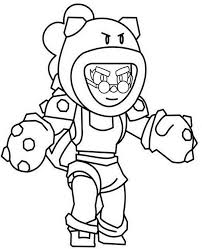 Además, cuenta con una salud bastante alta, algo típico de los peso pesado. Coloriage Brawl Stars Color