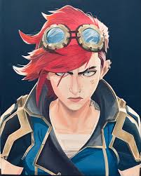 Jinx-arcane Prefiero ver la serie antes que jugar LOL Ya tenía tiempo sin  agarrar un lápiz, me gustó el resultado Así todo sencillo se ve bien . . .  #draw #drawing #dibujosalapiz #