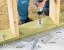 .of attaching the wood because a) i don't have a concrete drill, and b) i'm not allowed to make holes in the walls. How To Attach To Concrete Wall Without Drilling