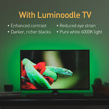 Luminoodle Color Bias Lighting For Tvs Monitors Power Practical