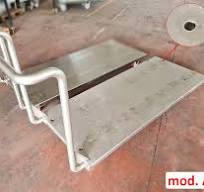carrellino inox da magazzino alimentare usato