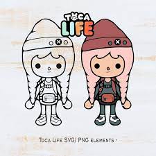 Svg Png Toca Life Worldgirl Toca Life Pngtoca Boca Life Etsy In 2021 Create Your Own World Png Life