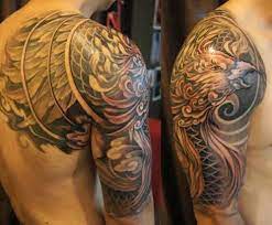 Maybe you would like to learn more about one of these? Asian Black And Grey Archives Chronic Ink Phoenix Tattoo Shoulder Blade Tattoo Body Art Tattoos