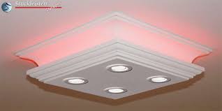 Indirekte beleuchtung mit stuckleisten und lichtvouten profilen fur spots und led stripes bendu. Mannheim 303 202 Einbaustrahler Set Led Warmweiss