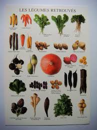 Les Legumes Retrouves Vegetables Food Charts Heirloom Vegetables