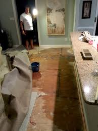 waking up to a flooded kitchen
