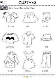 Worksheet About Clothes חיפוש ב Google Ingles Para Preescolar Ingles Basico Para Ninos Clothes En Ingles