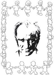 29 Ekim Cumhuriyet Bayrami Ataturk Kalibi Boyama Sayfalari Sanat Etkinlikleri Sanat