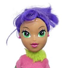 Vintage Lisa Frank Fab Friends Mara Doll 12" Toy With Purple Hair Green  Eyes
