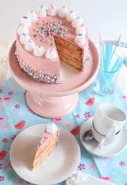Sugarprincess Wunderhubsche Amerikanische Konfetti Geburtstagstorte Video Und Rezept Rezept In 2020 Konfetti Tortchen Leckere Torten Geburtstagstorte