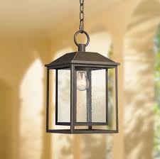 Every meyda tiffany item is a unique, handcrafted work of art. Franklin Iron Works Mission Outdoor Ceiling Light Hanging Bronze 16 3 4 Textured Glass Lantern For Exterior House Porch Patio Walmart Com Walmart Com