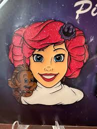 Rebel Arts Galactic Princess Trio Set Ariel Rapunzel Jasmine Fantasy Pin