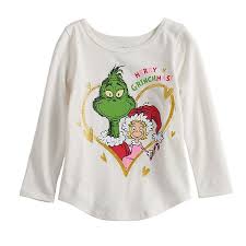 Our printable kids clothing comes in a few different styles for different aged youth. Toddler Girl Jumping Beans Dr Seuss The Grinch Cindy Lou Who Merry Grinchmas Graphic Tee
