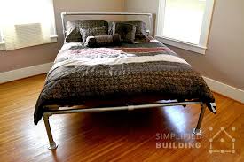 Diy (do it yourself) yani kendin yap; 47 Diy Bed Frame Ideas Built With Pipe Simplified Building