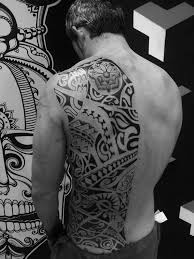 What does the equal sign tattoo mean. Half Back Tribal Tattoo