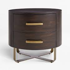 We have nightstands with a single drawer or two drawers. Gwen Wood And Metal Nightstand Reviews Crate And Barrel