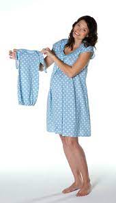 Matching Mommy Me Set Great For Those First Baby Pictures Www Babybeminematernity Com Matchi Mommy Baby Matching Outfits Nursing Nightgown Baby Nightgown