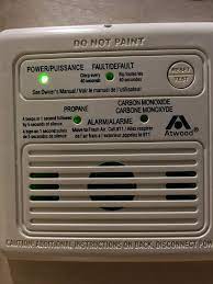 Propane gas detector alarm going off in motorhome. Heating And Co2