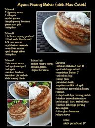 Maklumlah, kalau asyik buat cekodok pisang pun boring juga kan? Apam Pisang Bakar Recipes Yummy Food Snacks