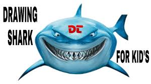 All you need is something to draw with, paper, and coloring s. How To Draw A Big Blue Shark Easy Drawing For Kids Drawing Tuber Video Dailymotion