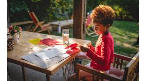 Challenge your kids to see who can aim the best or spit the farthest. 8 Art Therapy Activities To Help Kids Identify And Manage Their Feelings