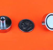 Neodymium Cup Magnets w/M4 Female Stud 5/8" 24 lbs Holding