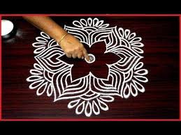 Beautiful Rangoli Designs With 5x3 Dots For Beginners Simple Kolam Designs Chukkala Muggu In 2020 Rangoli Designs Rangoli Designs Flower Free Hand Rangoli Design