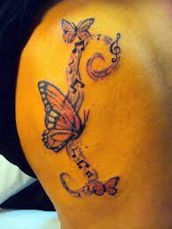 Music Note With Wings Tattoo 12 Jpg 1200 1600 Butterfly Tattoo Designs Butterfly Tattoo Music Notes Tattoo