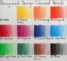 Pencils Bruynzeel Design Colour Pencils Review Artdragon86
