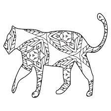You can have fun coloring with your kids or do coloring contests with them. 30 Free Printable Geometric Animal Coloring Pages The Cottage Market