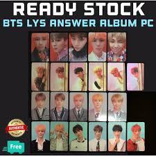 Bts complete their love yourself series with an inspiring repackage. Official Bts Love Yourself Answer Photocard Pc Shopee Malaysia