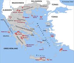 Nordmazedonien karte 89 x 67cm. Weine Und Produzenten Aus Griechenland Makedonien Makedonia Wein Plus Wein Regionen