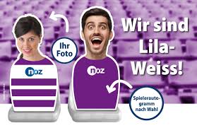 Anstoß ist am sonntag, 21. Pappaufsteller Vfl