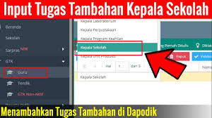 Cara mengisi list di whatsapp dari grup / orang lain. Cara Mengisi Tugas Tambahan Kepala Sekolah Pada Aplikasi Dapodik Youtube