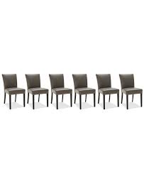 This dining chair is a perfect addition to your home. Furniture Tate Leather Parsons Dining Chair 6 Pc Set 6 Side Chairs Reviews Furniture Macy S