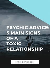 Here i have summarized toxic signs in different kind of relationships and solutions that might help you to get through this unpleasant stage. 5 Signs Of A Toxic Relationship According To A Psychic Medium