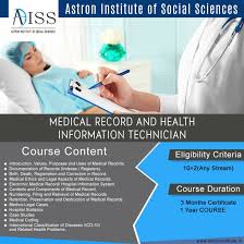 Higher Technician In Medical And Statistical Health Records Medical Records Health Records Health Information Management