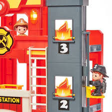 Kid Connection Fire Station Play Set 31 Pieces Walmart Com Kids Connection Fire Station Playset