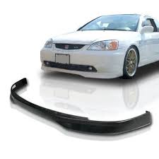 Save 25 Honda Civic Em 2 4dr Tr Style Urethane Front Bumper Lip Chin Spoiler For 01 03 Models 19 00 Carros