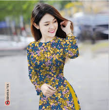 Áo dài đẹp từ việt nam. Váº£i Ao Dai Hoa Nhi Ä'á»u Thiáº¿t Káº¿ 2019 Ad Hd4914 Váº£i Ao Dai Trung Hiáº¿u