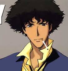 Black Cartoon Bird With Spiky Hair Spike From Cowboy Bebop Cowboy Bebop Bebop Anime