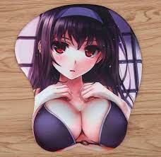 Anime Girl Boring Girlfriend 3D Mouse Pad Support Wrist Gaming - Etsy